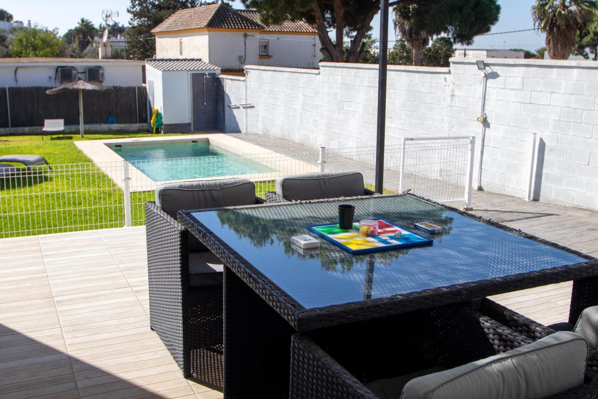 EL ENCANTO II PISCINA PRIVADA WIFI BARBACOA PARKING AIRE Ac Chiclana de la Frontera Exterior foto
